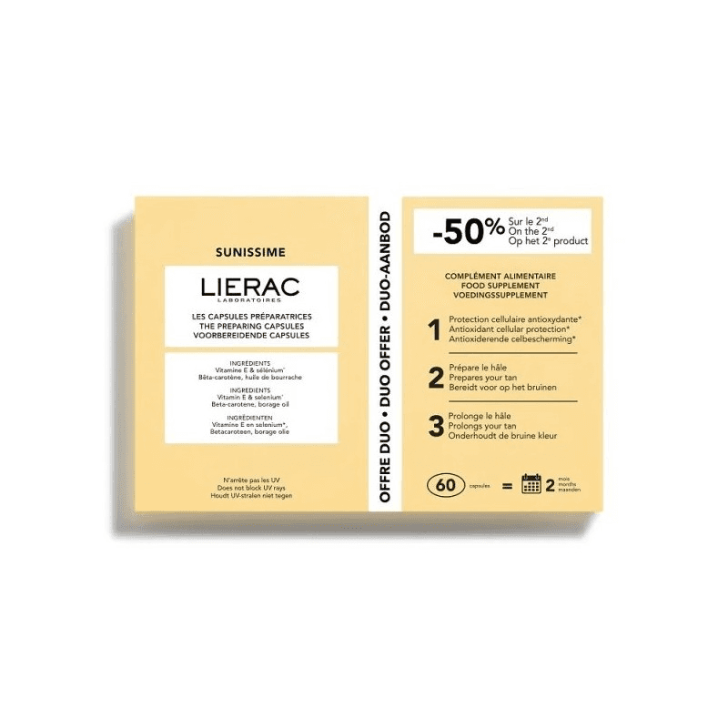 Lierac Sunissime Capsulas de Bronceado 60 unidades