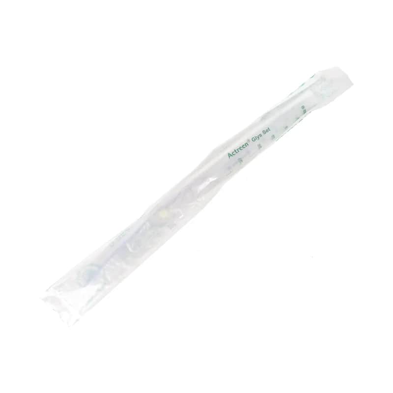 Sonda vesical de baja fricción Nelaton Actreen Hi-Lite Set Nelaton masculino con bolsa de orina CH-16 (30 unidades)