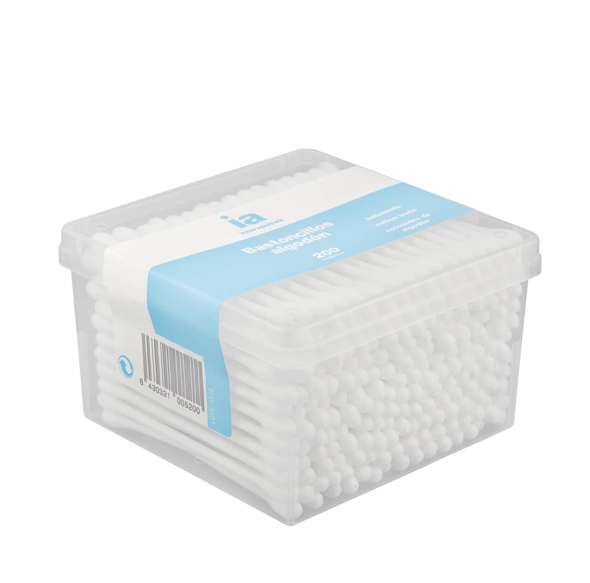 Interapothek Bastoncillos Algodón 200 unidades