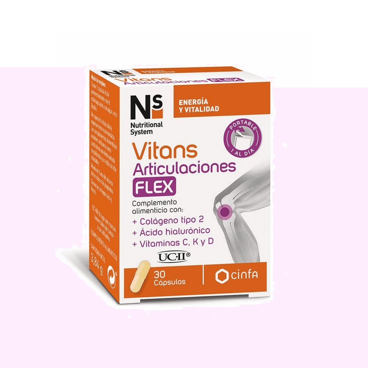 NS Nutritional System Vitans Articulaciones Flex 30 Cápsulas